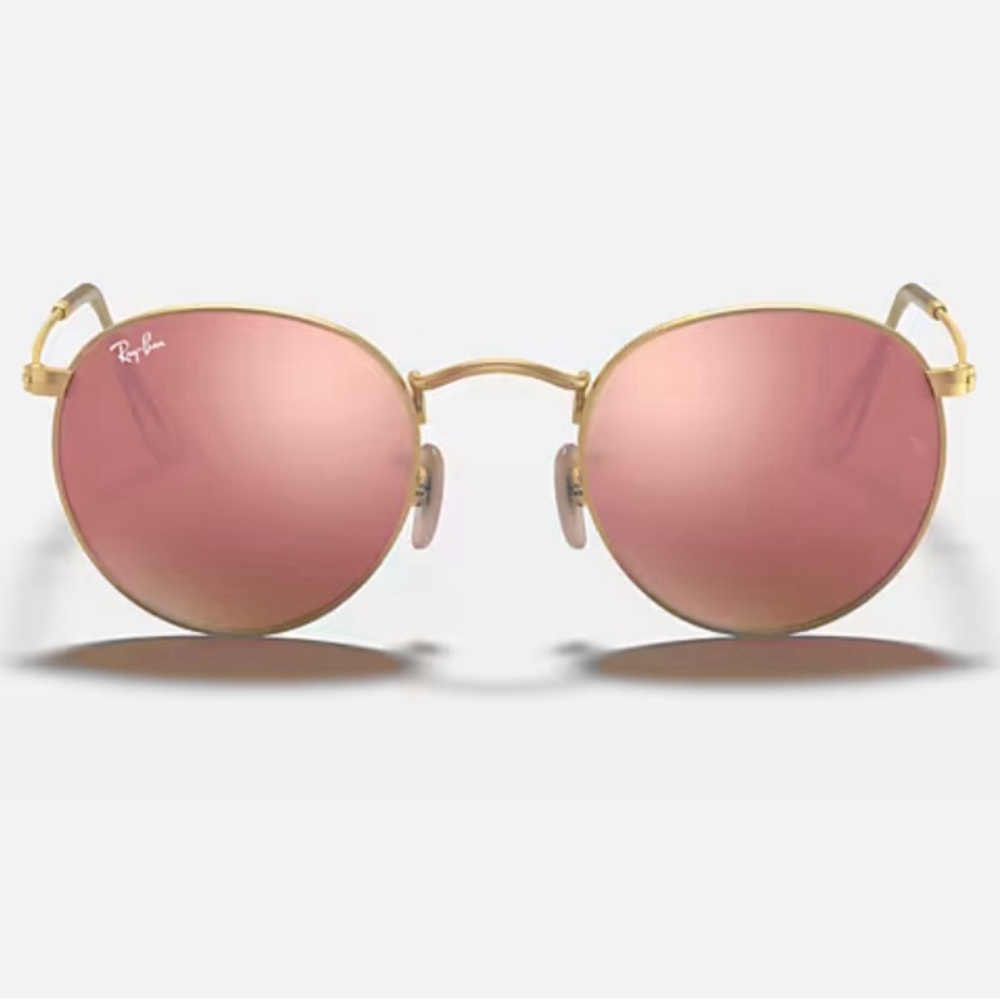 Rayban ROUND FLASH LENSES bronze pinkish